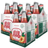Ale 8 One, Peach, 12 Ounce Glass Bottles