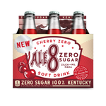 Ale 8 One Cherry Zero Sugar, 12 Ounce Glass Bottles