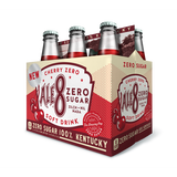 Ale 8 One Cherry Zero Sugar, 12 Ounce Glass Bottles