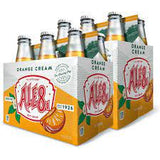 Ale 8 One Orange Cream, 12 Ounce Glass Bottles