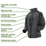 Frogg Toggs Pilot Pro Rain Jacket- Brown