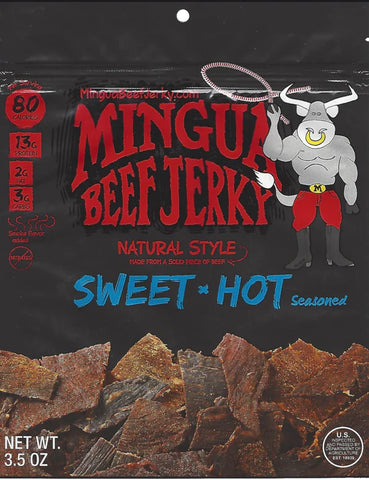 Mingua Beef Jerky, Sweet Hot