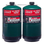 Coleman Propane Fuel Cylinders, 2 Pack, 16oz.