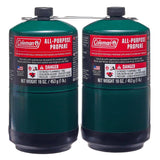 Coleman Propane Fuel Cylinders, 2 Pack, 16oz.