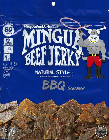Mingua Beef Jerky, BBQ