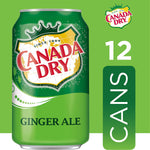 Canada Dry Ginger Ale, 12 Ounce, 12 Pack Cans