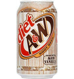 Diet A&W Root Beer, 12 Ounce, 12 Pack Cans