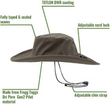 Frogg Toggs Pilot II Waterproof Boonie Hat- Taupe