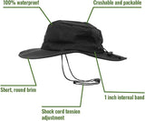 Frogg Toggs Waterproof Breathable Boonie Hat- Black
