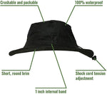 Frogg Toggs Waterproof Breathable Boonie Hat- Stone Black