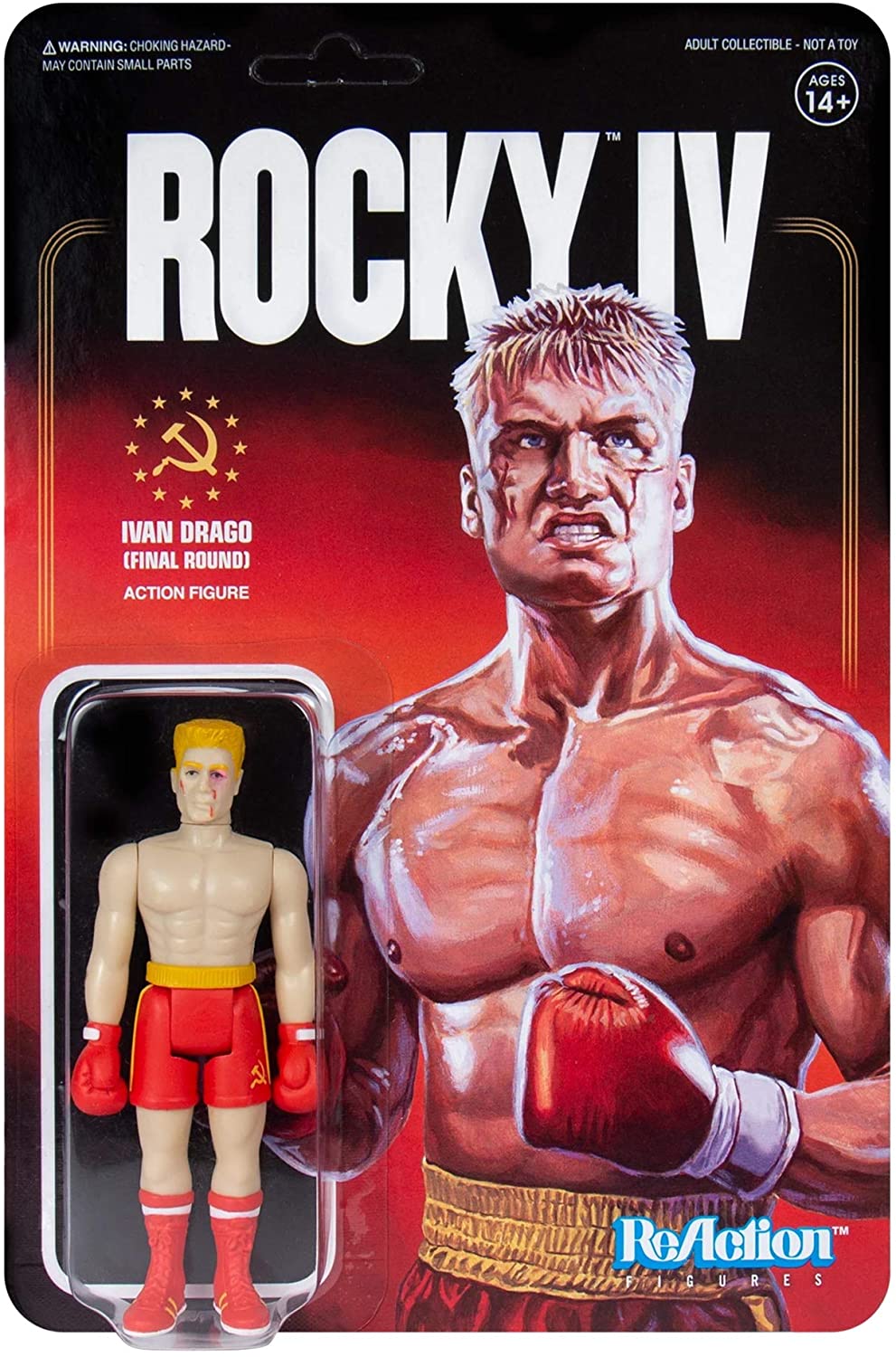APOLLO CREED ReAction Super7 Rocky IV Action Figure APOLLO CREED ReAction Super7 Rocky IV Action Figure