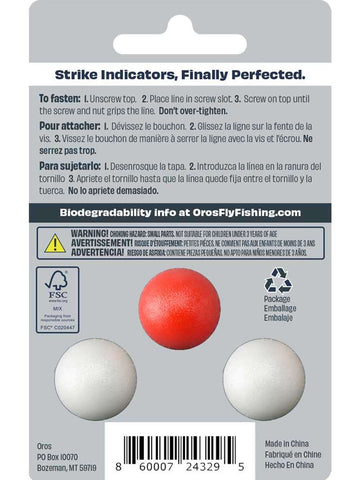 OROS Strike Indicator, Red and White, 3 Pack – The General Store KY