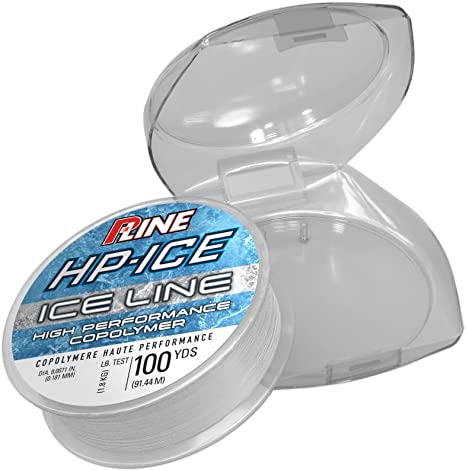 P-Line HP-ICE Premium Copolymer Ice Fishing Line Clear, 100 Yard