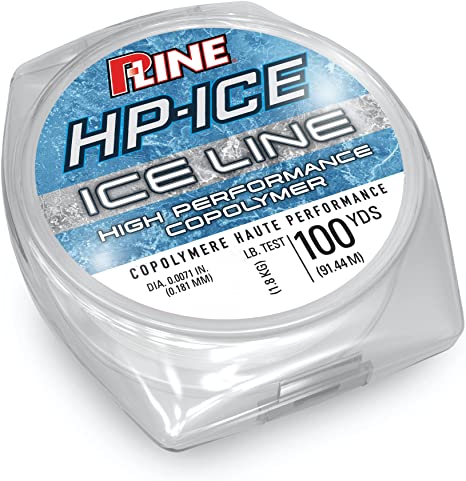 P-Line HP-ICE Premium Copolymer Ice Fishing Line Clear, 100 Yard Spool