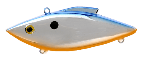 Bill Lewis TT280 Tiny-Trap, Chrome Blue with Orange Belly