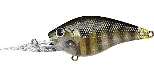 2 Leurres Lucky Craft Flat Mini DR Bluegill - Pro Tune Gill - Couleur Noir - Pour Bass - Occasion